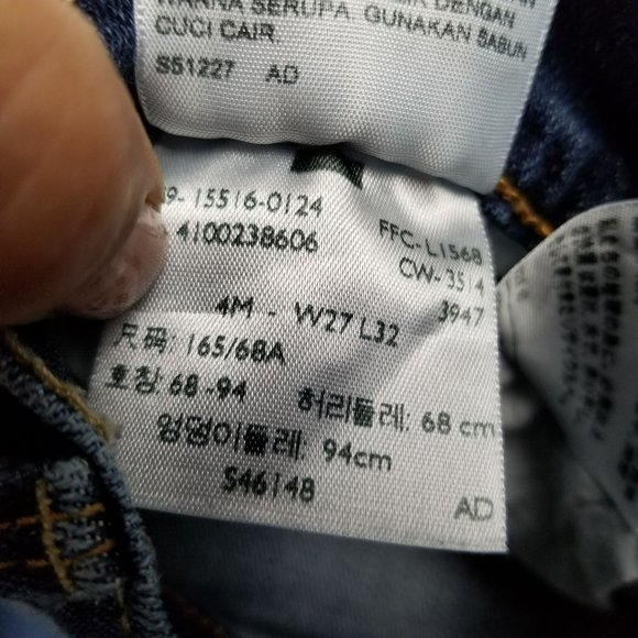 Levis Jeans Womens 4 515 Medium Wash Stretch Mid Rise Bootcut - Picture 16 of 16